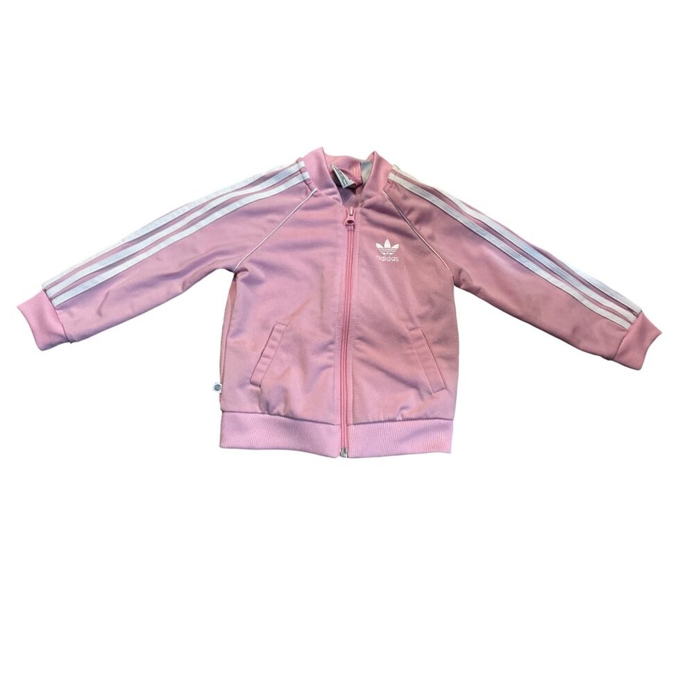 Adidas Baby Girl Pink Track Jacket 12-18M